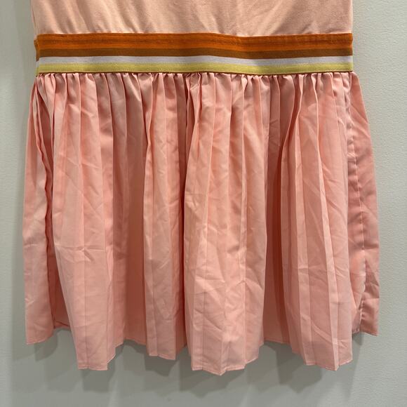 FP Movement You Got Served Peach Pink Pleated Mini Tennis Dress Retro Sport - Picture 5 of 10